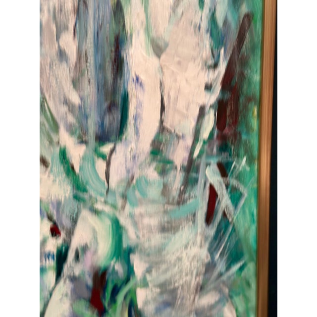 Kurt Dejmo, Mountain Forest White, 1997, Oil on Canvas, Framed For Sale - Image 7 of 18