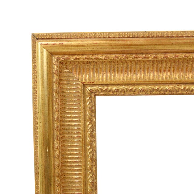 Gold-Colored Wooden Frame For Sale - Image 6 of 15