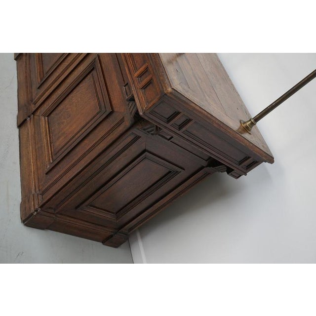 Antique 19th Century French Oak Shop Counter Cabinet For Sale - Image 13 of 18