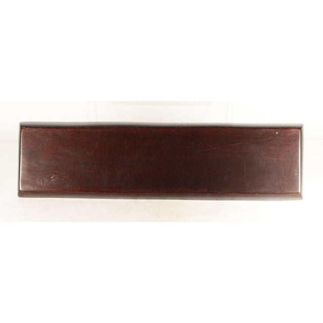 Mid-Century Peruvian Tray, Cumaru Wood, Sterling Silver & Inka Textile For Sale - Image 14 of 18