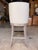 Bernhardt Light Gray Leather Counter Stool For Sale In West Palm - Image 6 of 10