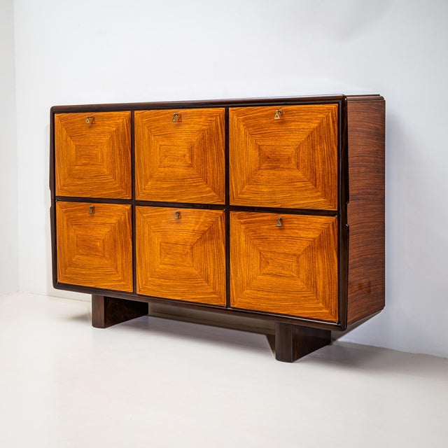 Italian Highboard or Bar Cabinet, Italy, 1950s For Sale - Image 3 of 13