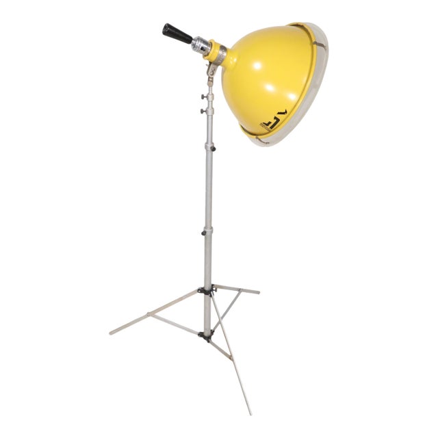 Vintage Adjustable Smith and Victor Photo Floor Lamp For Sale