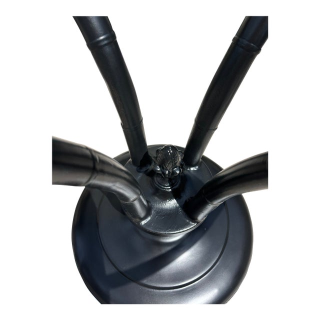 Vintage Restored Chinoiserie Patio Dining Set by Meadowcraft For Sale