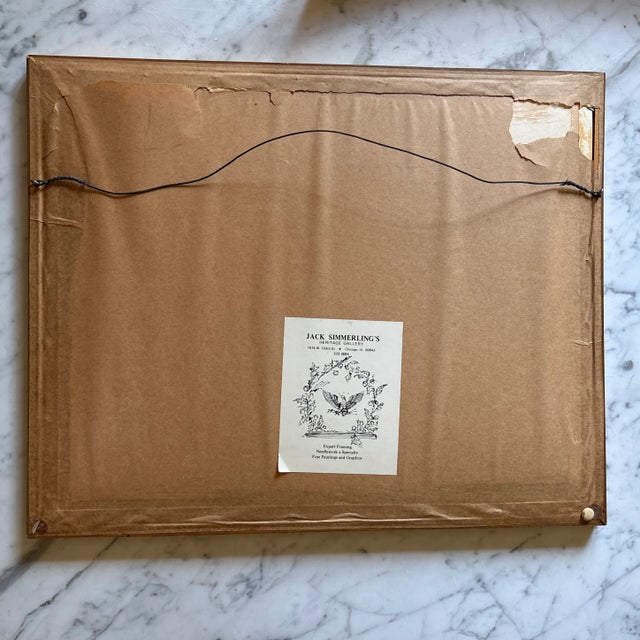 This vintage Charlotte Becker print, titled "Play Mates," is a charming addition to any collection. The print is a...