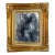 Original Abstract Expressionist Oil Painting in Ornate Vintage Gilded Frame For Sale