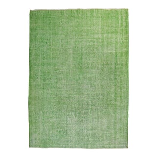 Green Overdye Rug rug no.j3261 For Sale