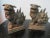 19th Century Chinese Lion Foo Dogs Bronze Bookends-a Pair For Sale - Image 9 of 13