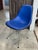 Vintage Blue Vinyl and Fiberglass Chair by Charles and Ray Eames for Herman Miller, 1950s For Sale - Image 9 of 18