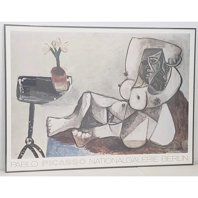Vintage Large Scale Picasso "National Galerie, Berlin" Exhibition Poster C.1989 For Sale - Image 9 of 9