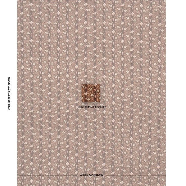 Inspired by an antique fabric, this layered floral stripe is printed on a crisp cotton ground. A versatile, medium-scale...