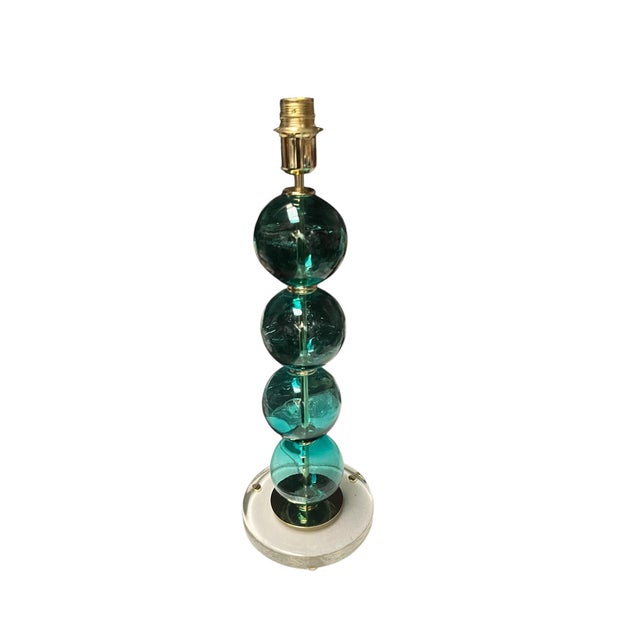 1980s Murano Glass Lamps in the style of Gino Cenedese, 1980, Set of 2 For Sale - Image 5 of 10