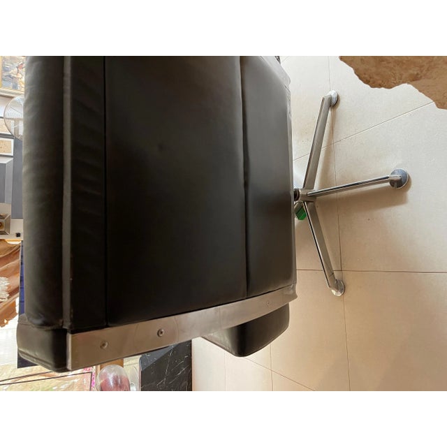 Black Set of Leo Movies Prototype Lounge Chairs with Audio Systems attributed to Robin & Lucienne Day for Hille, 1967 For Sale - Image 8 of 11