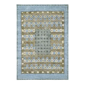 Ward + Gray Spellbound HandKnotted 100% Ghazni Wool Runner Rug, 2.5' X 12'