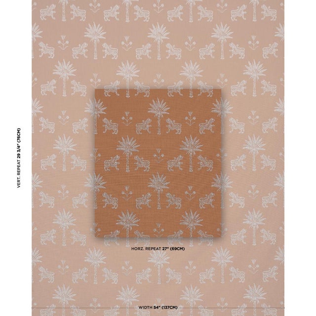 A contemporary take on one of our most beloved designs, this pared-back interpretation of Schumachers Tiger Palm pattern...