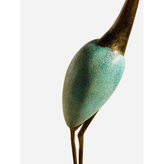 Sculptural Crane Garden Statues For Sale - Image 10 of 14