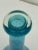 Beautiful vintage mid century periwinkle / sky blue crackle vase. Excellent condition