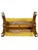 Vintage English Needlepoint Footstool With Carved Oak Base | Mid-Century Upholstered Stool For Sale - Image 10 of 18