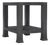 Carbonized Suar Wood Side Table For Sale
