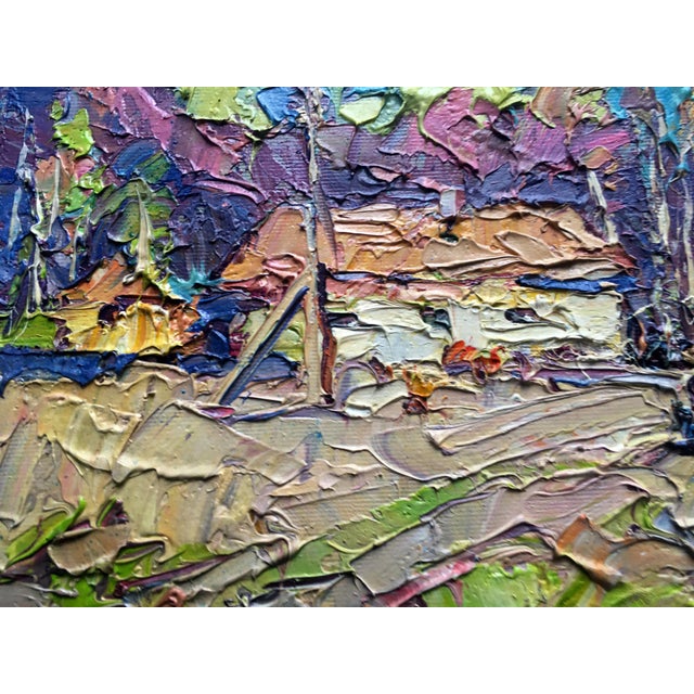 Oil Painting Landscape Spring Wind Oleksiy Ivanyuk For Sale - Image 9 of 12