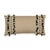Textile Contemporary Schumacher Piet Performance Linen Flax Two-Sided Pillow With Maracana Pom Tape For Sale - Image 7 of 7