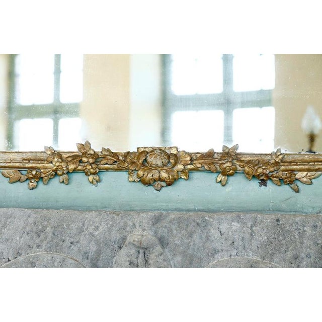Large Transition Wooden Mirror, 18th Century For Sale - Image 14 of 15