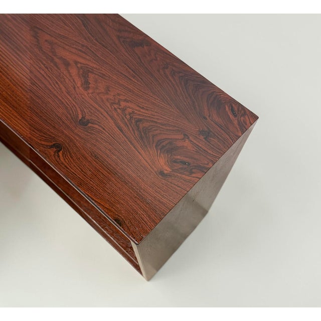 Brown Small Bookcase from Møbelfabrik Horsens, Denmark, 1960s For Sale - Image 8 of 11