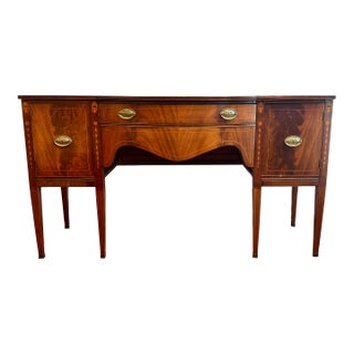English Hepplewhite Style Sideboard For Sale