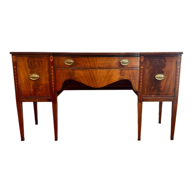 English Hepplewhite Style Sideboard For Sale