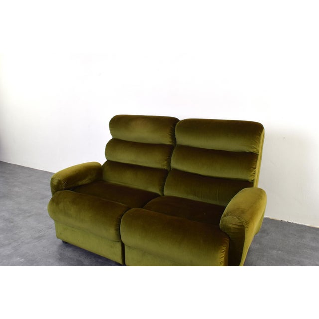 1970s Mid-Century Modern German Modular Sofa, 1970s, Set of 2 For Sale - Image 5 of 12
