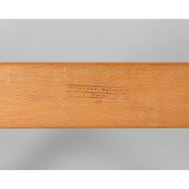 Beige Eva Armchair by Bruno Mathsson for Karl Mathsson, Denmark, 1976 For Sale - Image 8 of 18