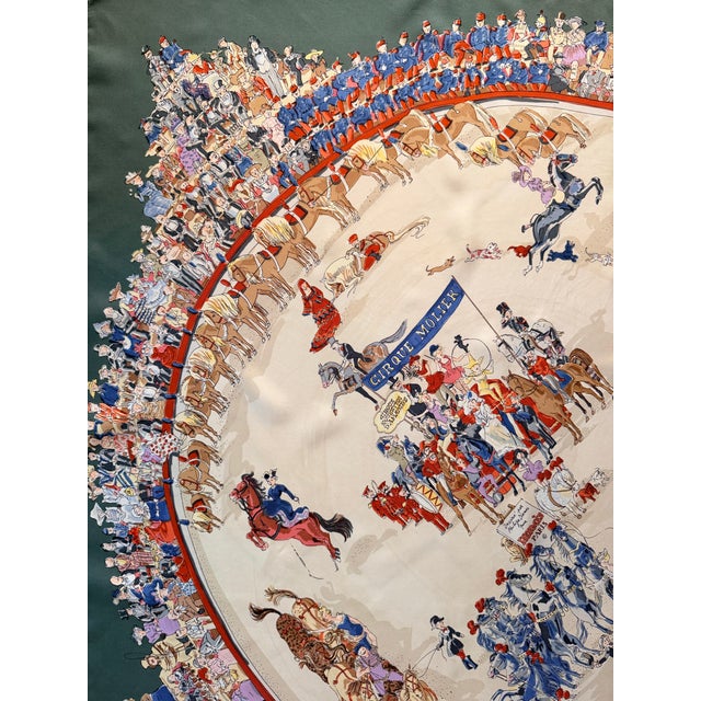 Hermès Le Cirque Molier 2004 Silk Scarf Designed by Dumas Philippe For Sale - Image 10 of 12