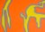 2010s "Biomorph" Large Scale Orange Abstract by Michael Pauker For Sale - Image 5 of 7