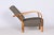 Art Deco Walnut Reclining Chairs, Czechia, 1930s, Set of 2 For Sale - Image 3 of 9