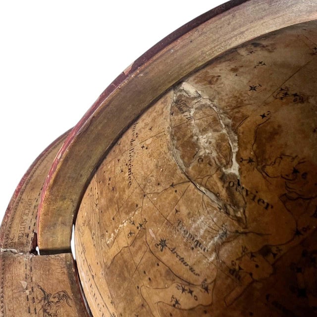Early 19th Century Terrestrial Globe by Félix Delamarche, Also Known as Charles-François Delamarche For Sale - Image 16 of 17