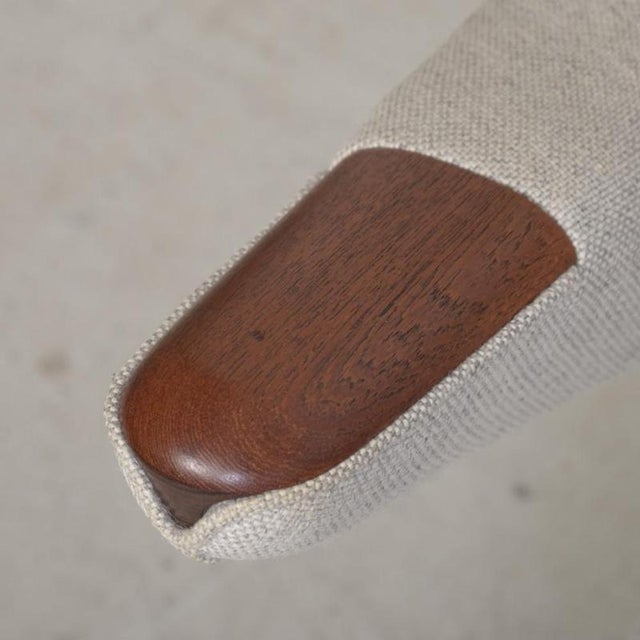 1960s Papa Bear Chair in Grey Hallingdal Fabric by Hans J. Wegner, 1960s For Sale - Image 5 of 18