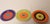 2000 - 2009 Set of Three Glazed Ceramic Concentric Circle Plates With Gold Leaf Details Signed For Sale - Image 5 of 14