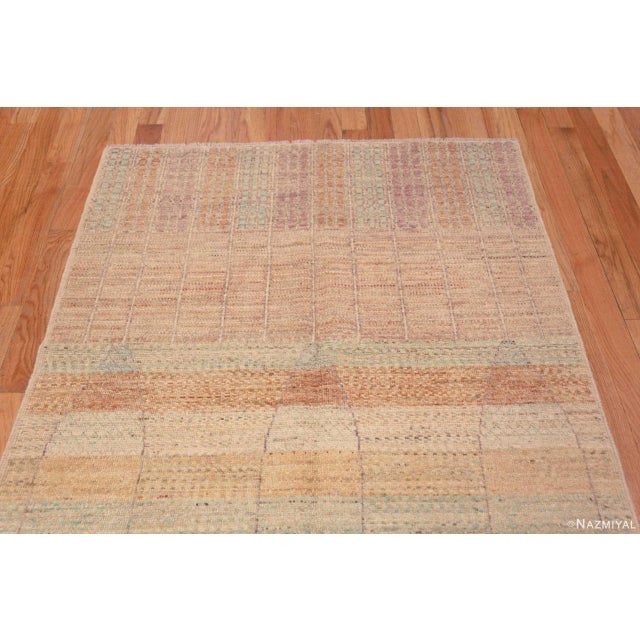 Tribal Nazmiyal Collection Small Tribal Nomadic Design Contemporary Area Rug For Sale - Image 3 of 6