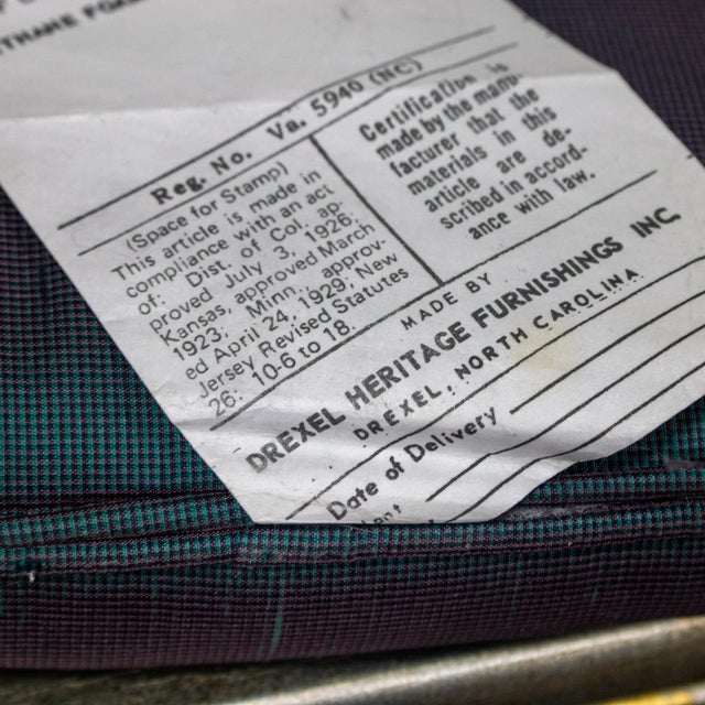 Late 20th Century Ming Treasures Yoke Back Gold/Silver Leaf Dining Chairs by Drexel Heritage Set of 4 For Sale - Image 13 of 18