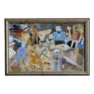 Victor Karnauh, Dump, Oil on Canvas, 1990s For Sale