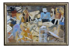 Victor Karnauh, Dump, Oil on Canvas, 1990s