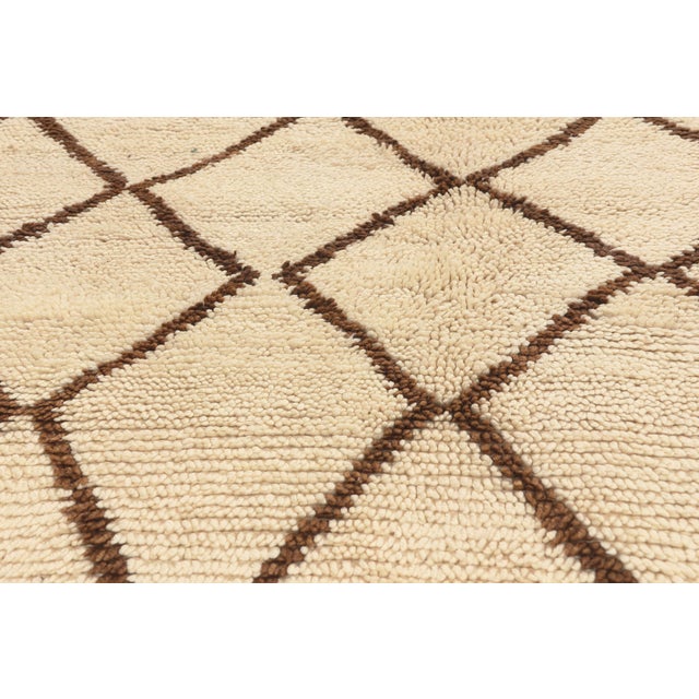 Late 20th Century Vintage Azilal Moroccan Rug, 06'05 X 07'11 For Sale - Image 5 of 10