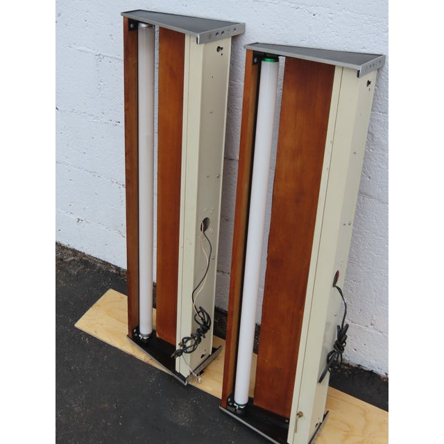 Mid-Century Modern Mid 20th Century Mid Century Modern Overbed Panel With Florescent Light For Sale - Image 3 of 7