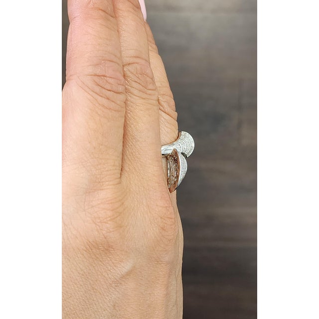 Modern 2.23 Ct Diamond Ring Size 6.75 For Sale - Image 3 of 9