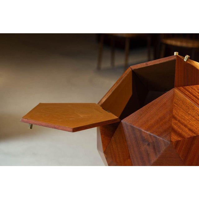 1960s Vuillermoz Polyhedron Bar Cabinet, France, 1960 For Sale - Image 5 of 18