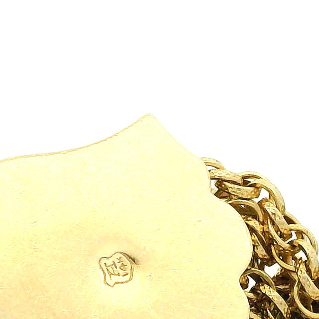 Edwardian 14k Gold Diamond Double Tassel Slide Necklace, Circa 1910 For Sale - Image 4 of 12