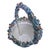 1950s Decorated and Perforated Ceramic Basket, 1950s For Sale - Image 5 of 6