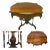English 1940s Edwardian-Style Rosewood Table - With Four-Legged Base For Sale