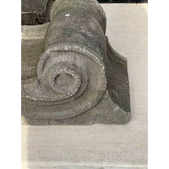 Antique Poured Concrete Building Ornamental Element Corbell Statue For Sale In Chicago - Image 6 of 10
