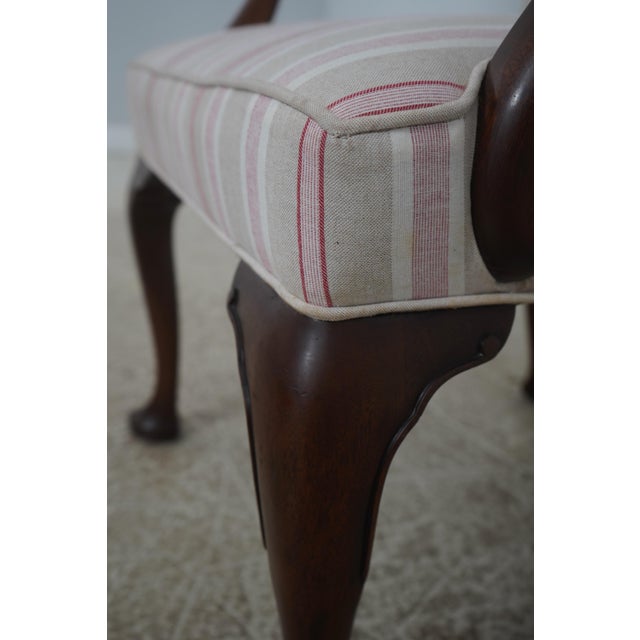 Pair of Kittinger Mahogany Queen Anne Style Arm Chairs For Sale - Image 15 of 18